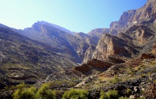 Bivouac dans la montagne verte de Djebel Akhdar